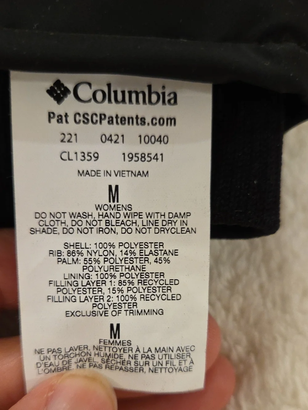 Columbia new tags